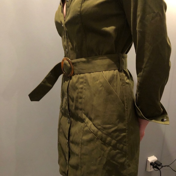 NEVER WORN Ted Baker Drill Dress, Size 2 - Picture 2 of 4